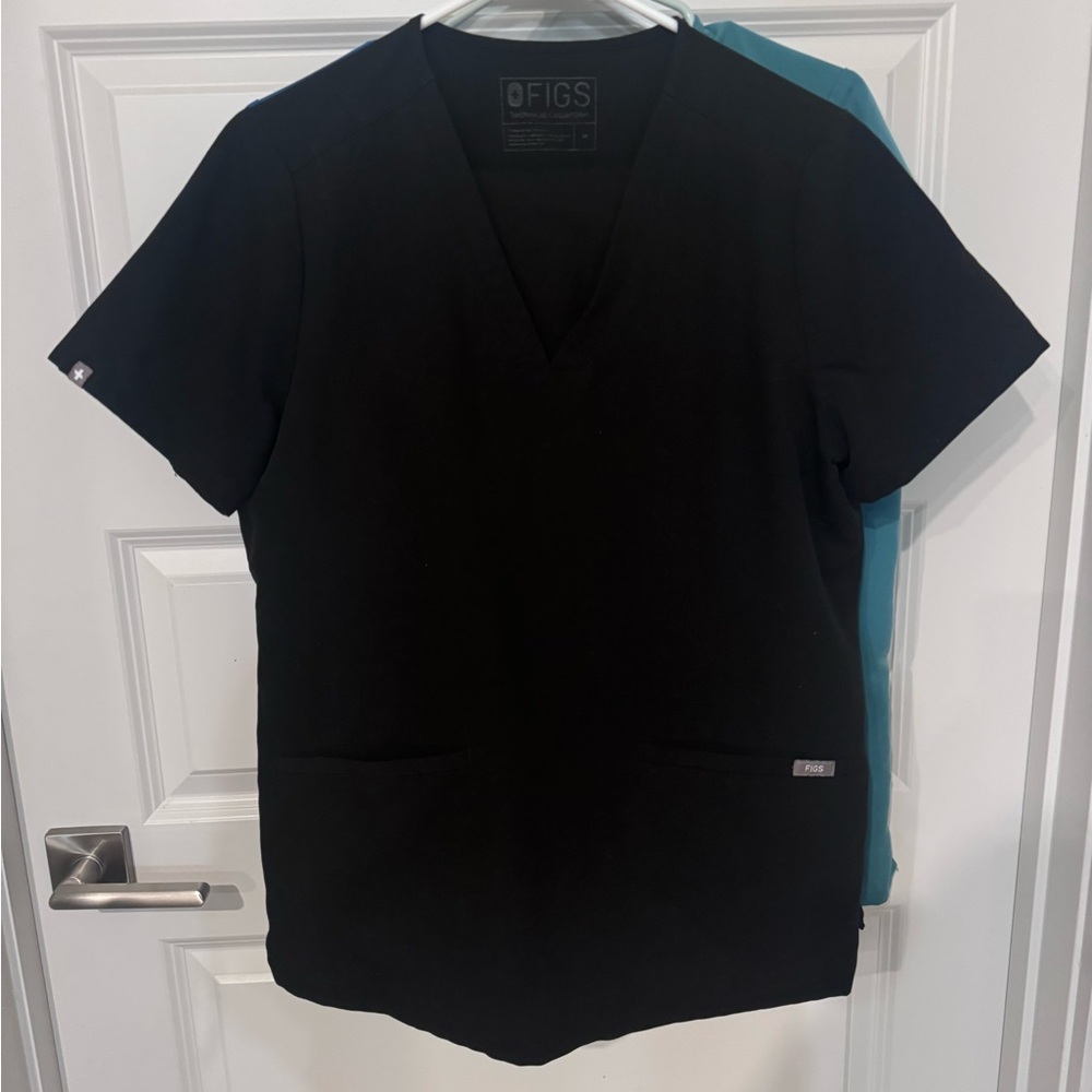 Figs black sets size medium